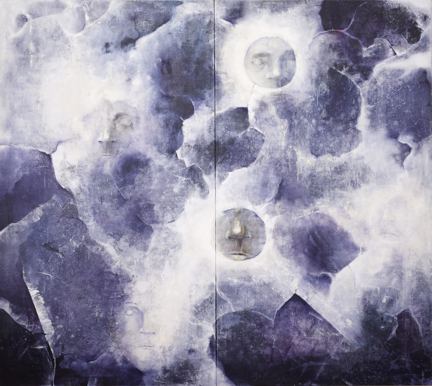 Dalia. Arba ledo vaikai (Dalia. Or Childs Of Ice). Drobė, aliejus (Canvas, oil). 160x180cm. 2017m.