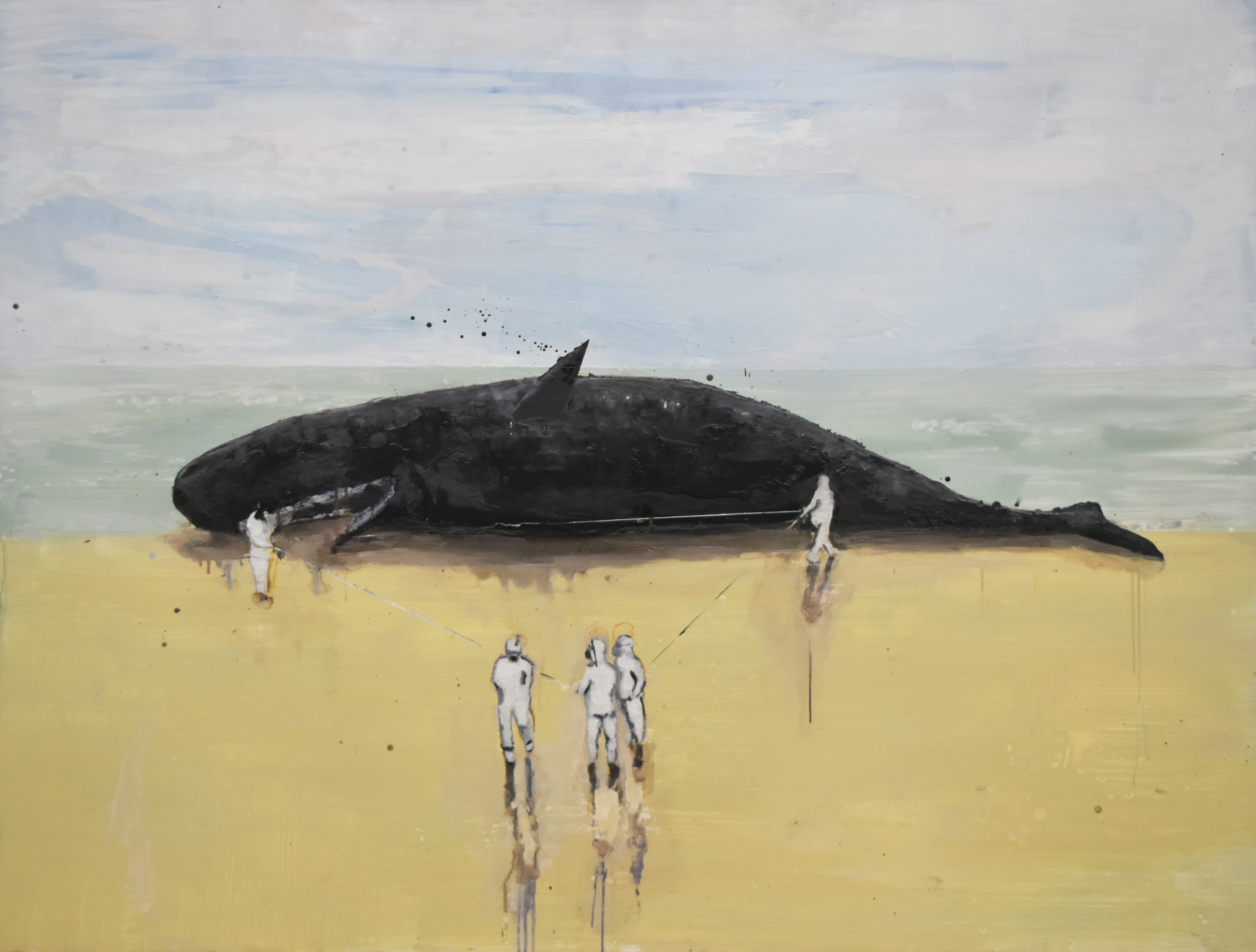 V. Paukštelis, Zelandija_Zealand, 2019, aliejus, dr._oil on canvas, 200×152 cm